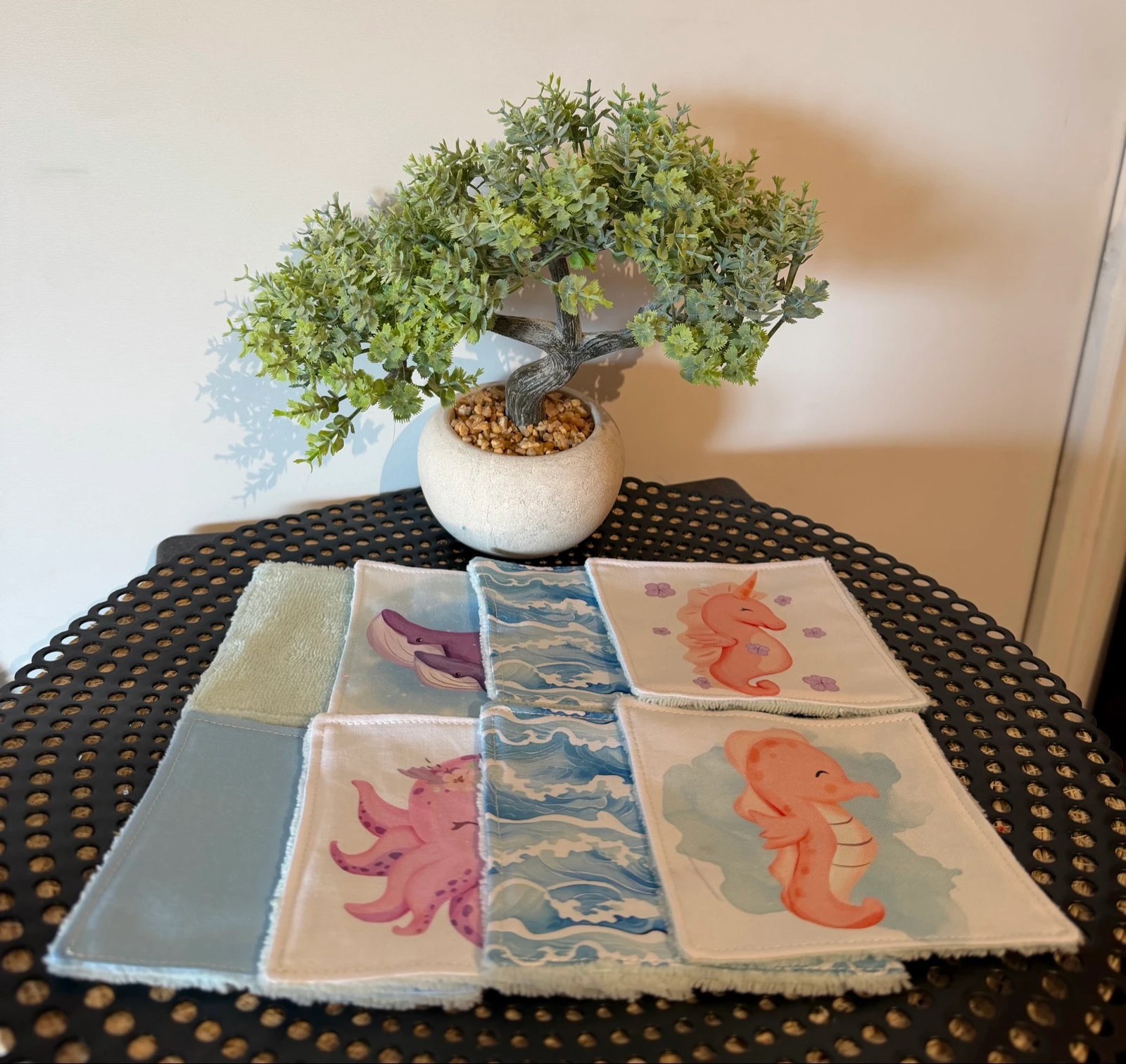 Lingettes les animaux marin 